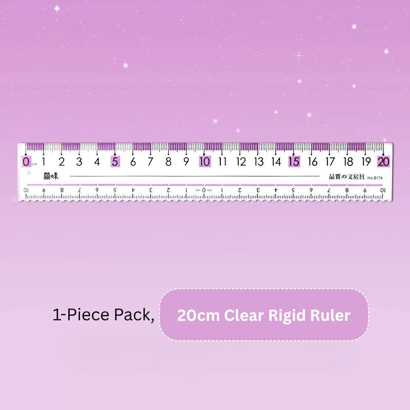 Eye-Ease Flow Clear Anti-Fatigue Ruler (15cm & 20cm)