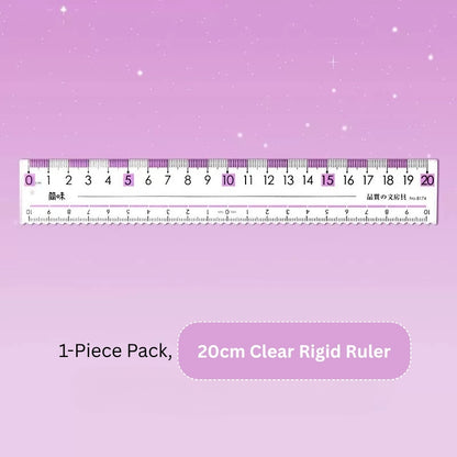 Eye-Ease Flow Clear Anti-Fatigue Ruler (15cm & 20cm)
