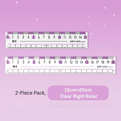Eye-Ease Flow Clear Anti-Fatigue Ruler (15cm & 20cm)