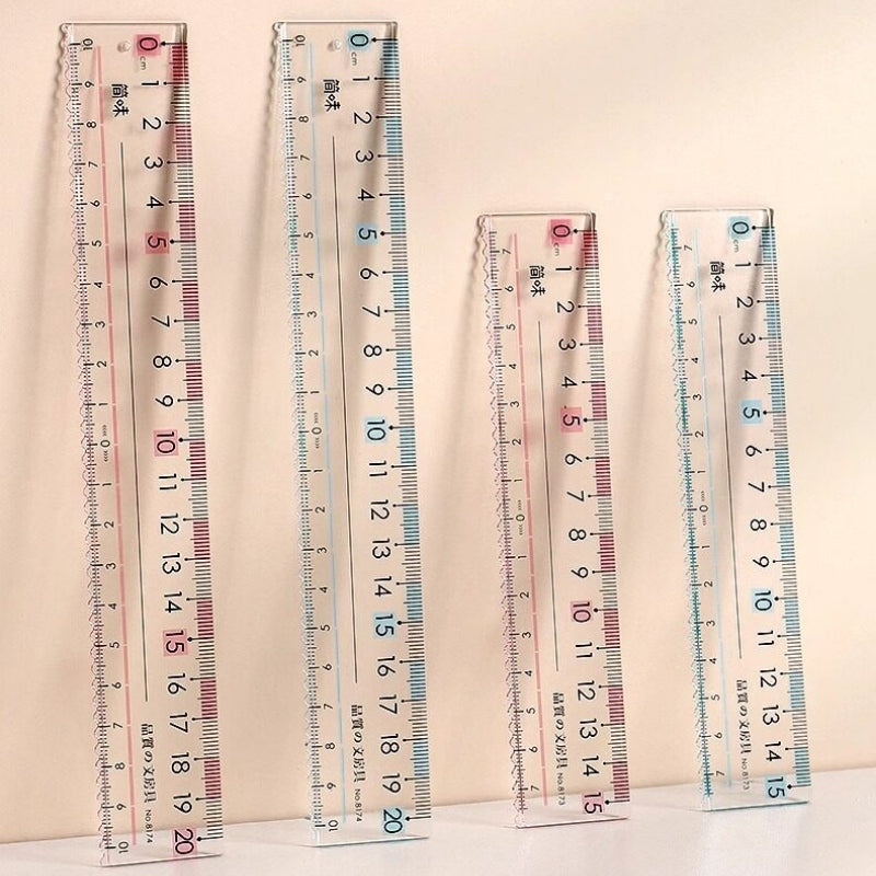 Eye-Ease Flow Clear Anti-Fatigue Ruler (15cm & 20cm)