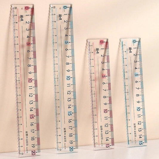 Eye-Ease Flow Clear Anti-Fatigue Ruler (15cm & 20cm)
