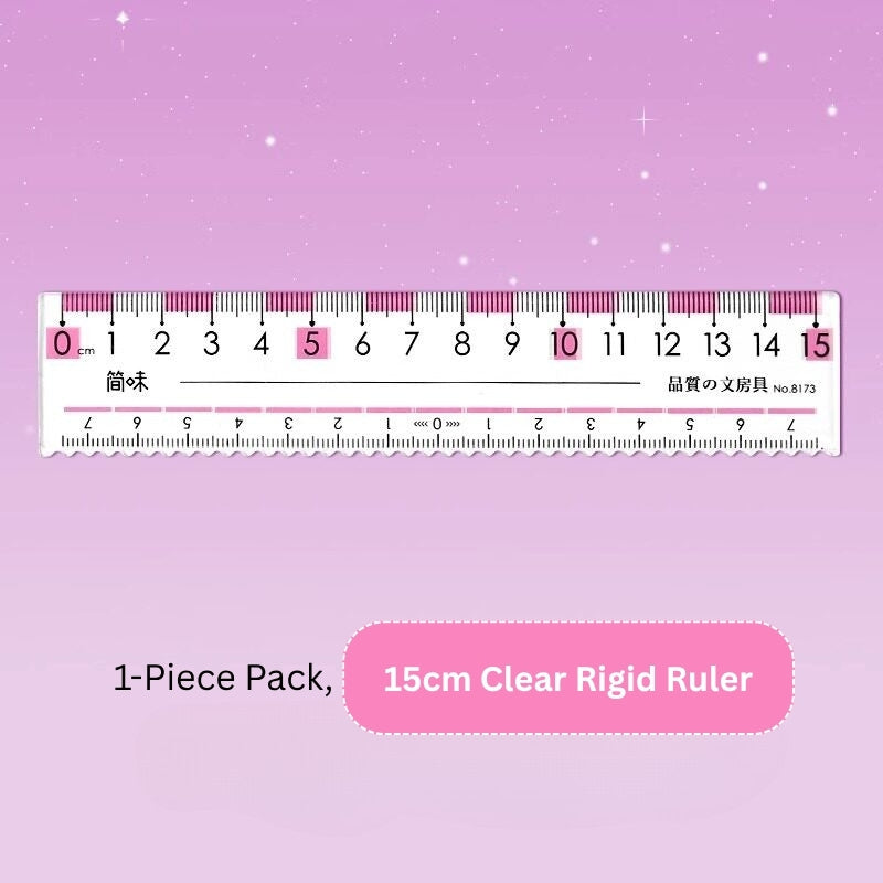Eye-Ease Flow Clear Anti-Fatigue Ruler (15cm & 20cm)