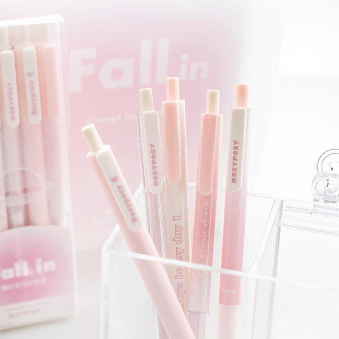 Fall in Collection Gradient Blush Pen Set, Push-Type Gel Pen