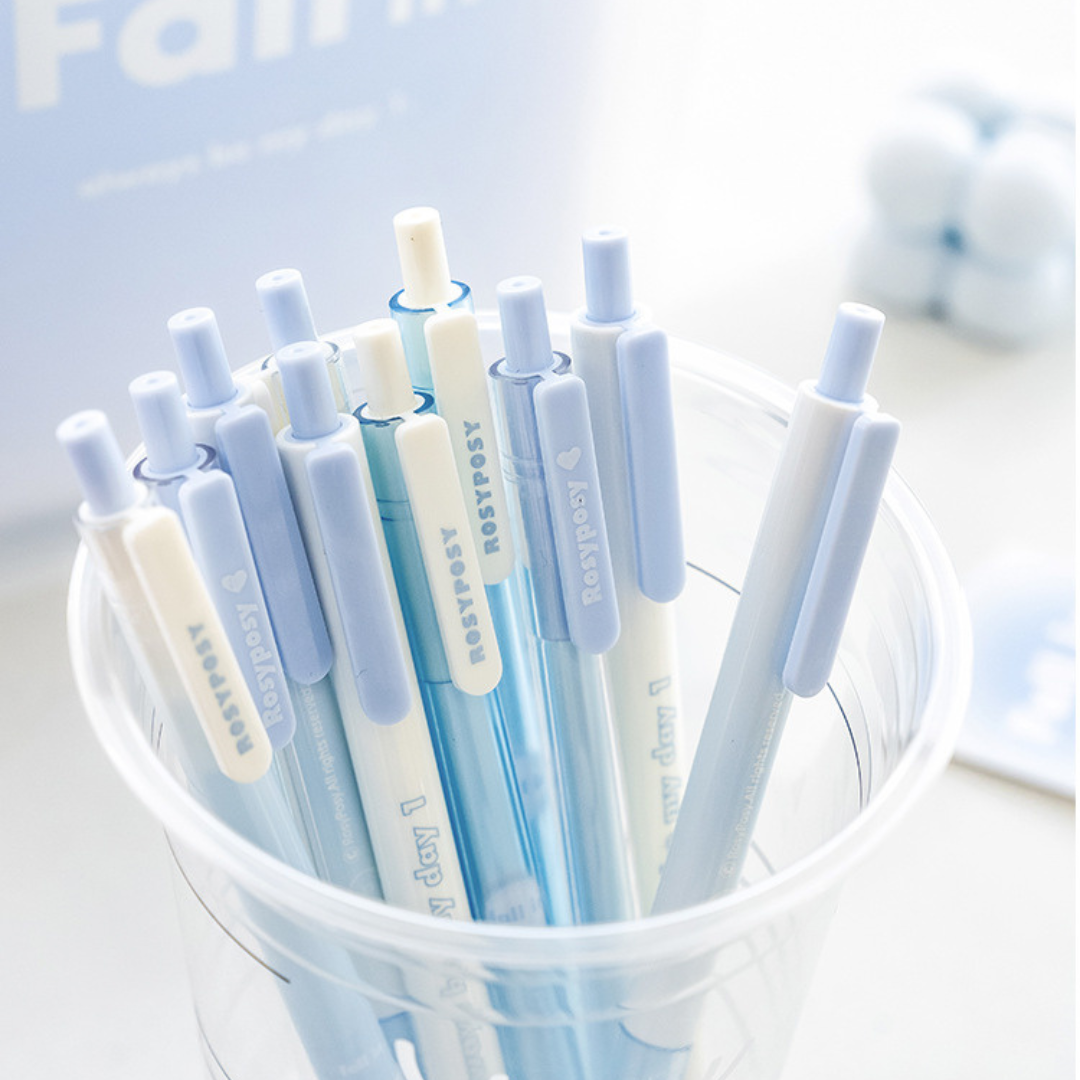 Fall in Collection Gradient Blush Pen Set, Push-Type Gel Pen