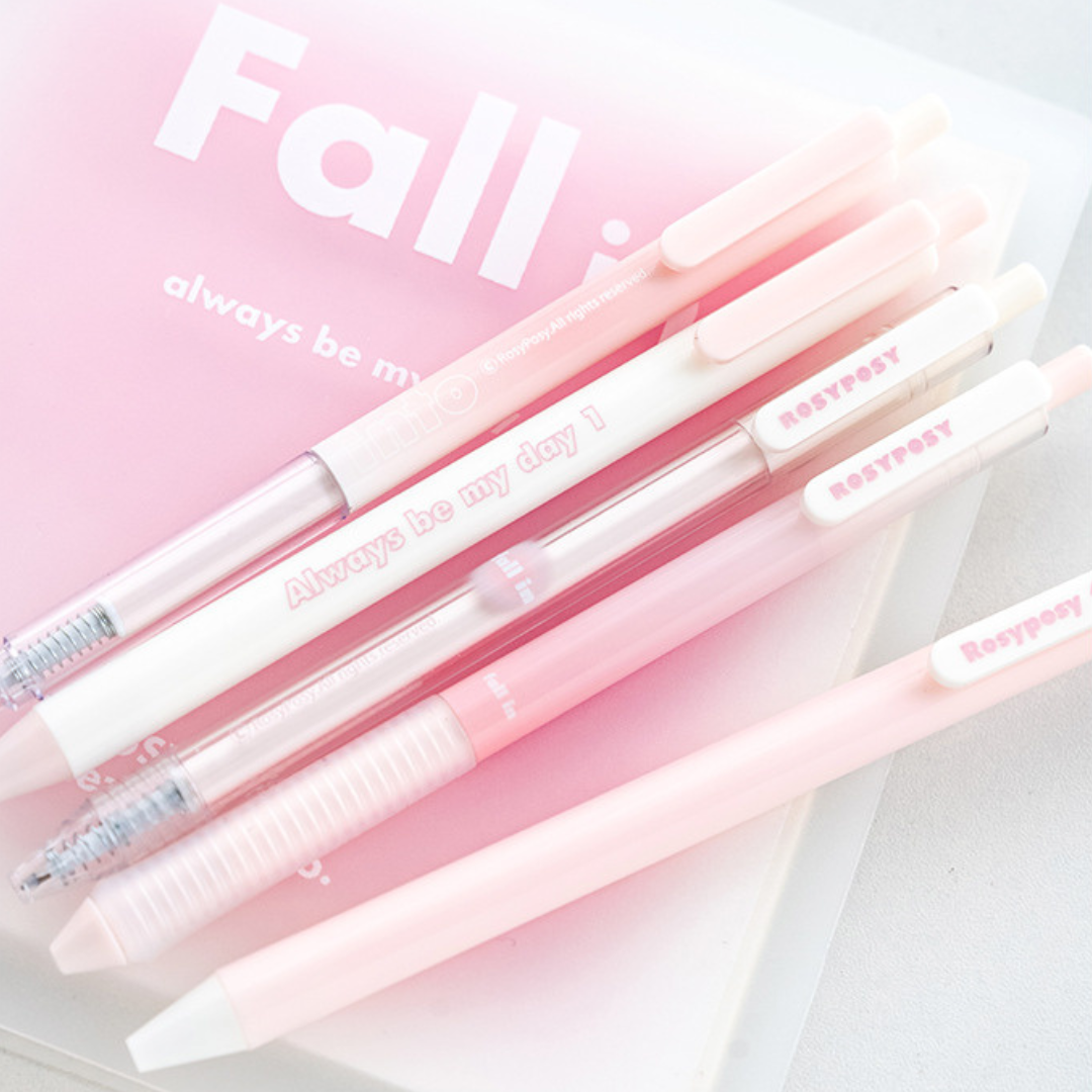 Fall in Collection Gradient Blush Pen Set, Push-Type Gel Pen