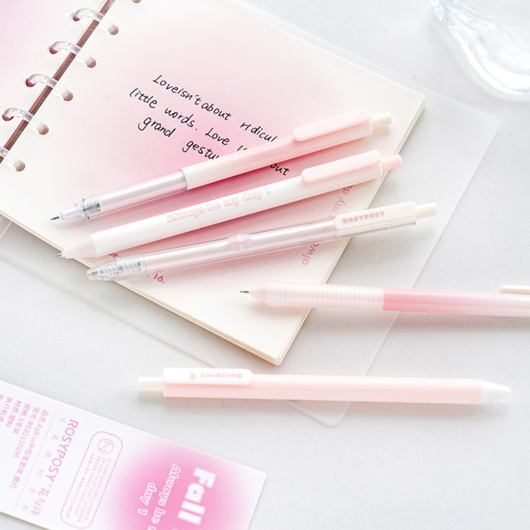 Fall in Collection Gradient Blush Pen Set, Push-Type Gel Pen