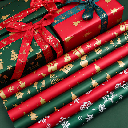 Festive Christmas Gift Wrapping Paper