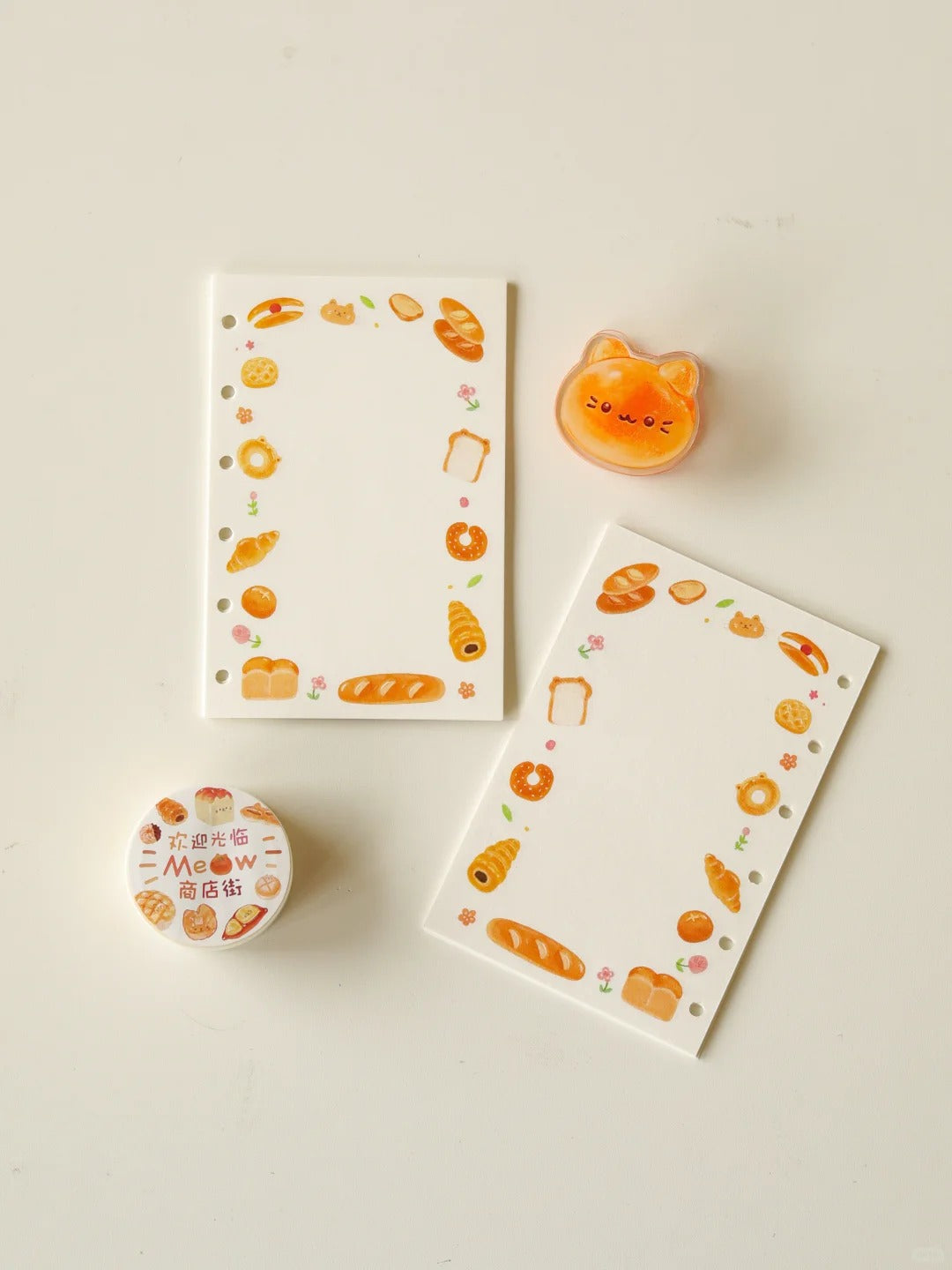 Cat Bread M5/A7/A6 Notebook Refill Pages