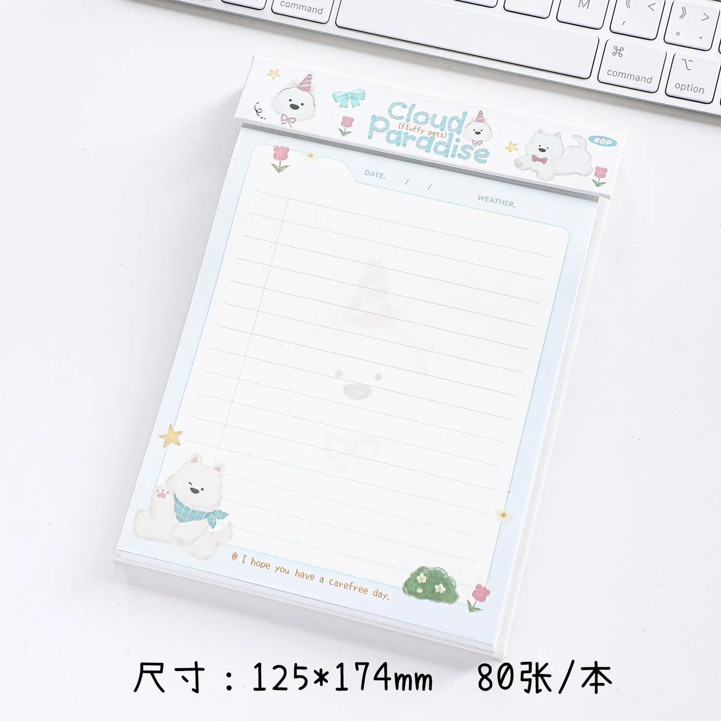 The "Dreamy Paws" Tear-Off Notepad ChicChoi