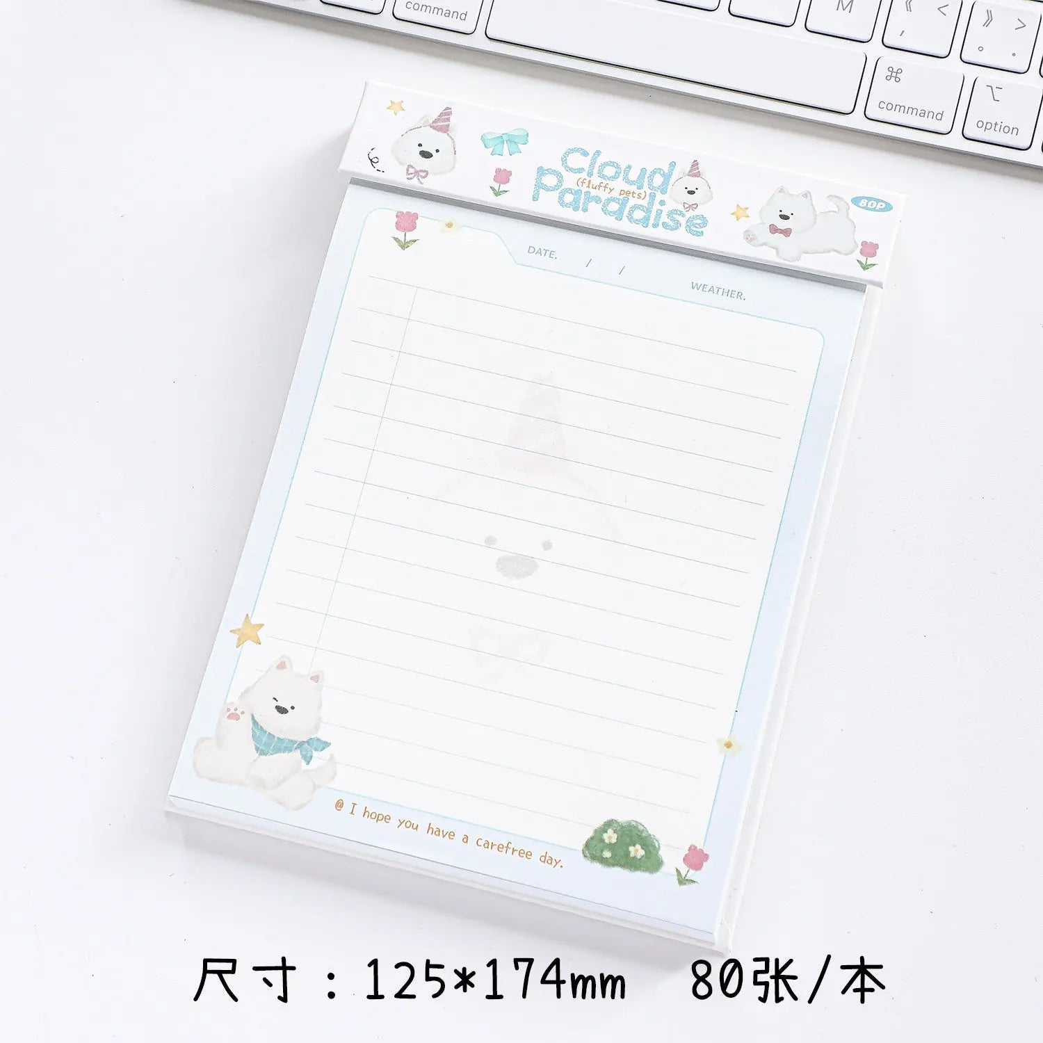The "Dreamy Paws" Tear-Off Notepad ChicChoi