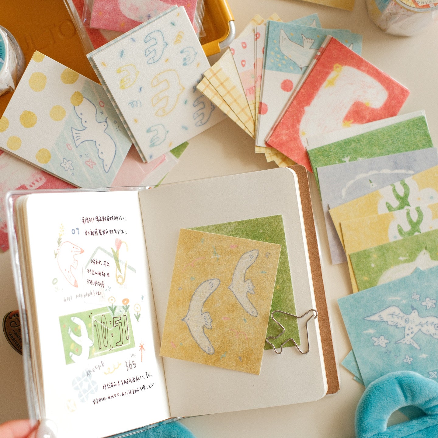 Flying Birds Memo Pad Sets