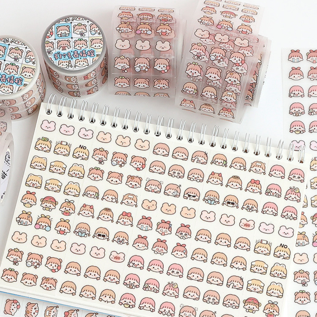Fun Expressions Die-Cut Sticker Roll - OUT OF STOCK