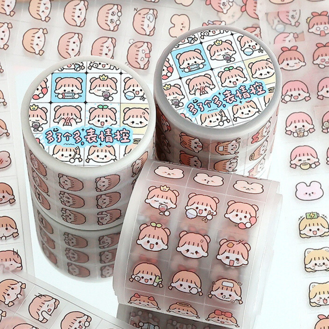 Fun Expressions Die-Cut Sticker Roll - OUT OF STOCK