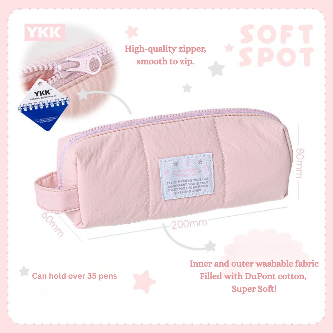 Soft Cotton Pencil Case Hand Strap