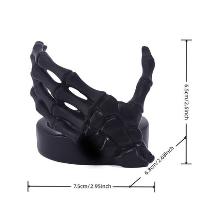 Gothic Halloween Skeleton Hand Candle Holder