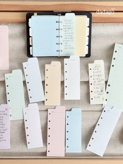 Peeking Views Half-Page Index Divider Set, M5/A7/A6