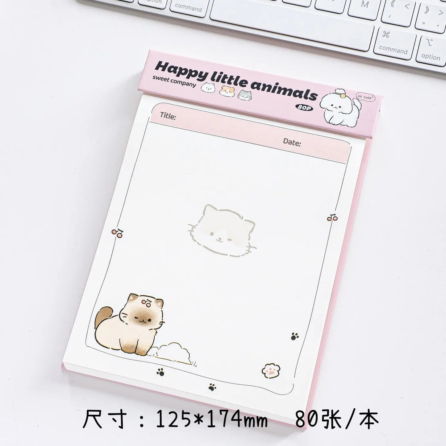 The "Dreamy Paws" Tear-Off Notepad ChicChoi