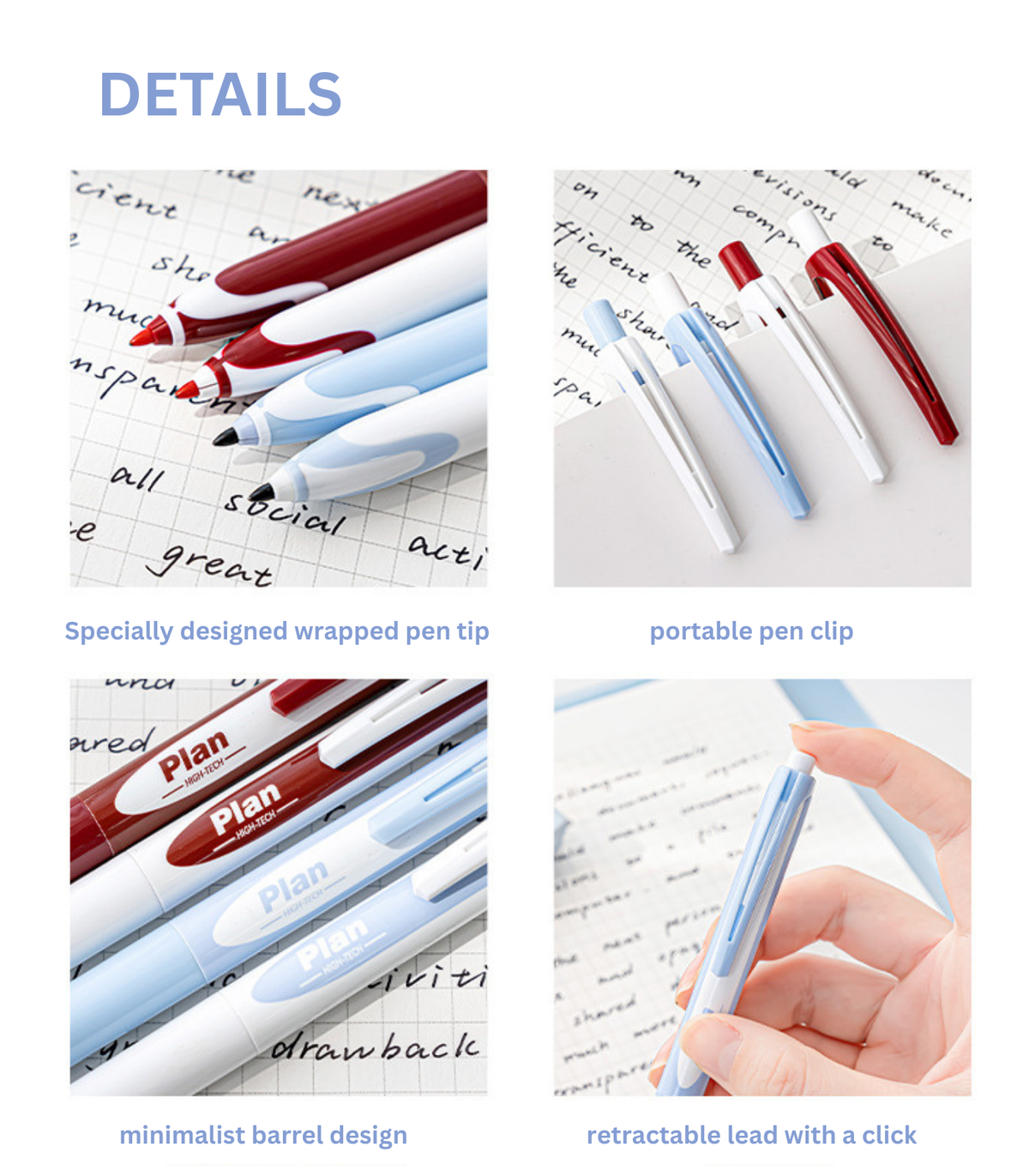 High Ink Pens High-Tech Adjustable Ink Flow Pen Set – 0.5mm - ChicChoi