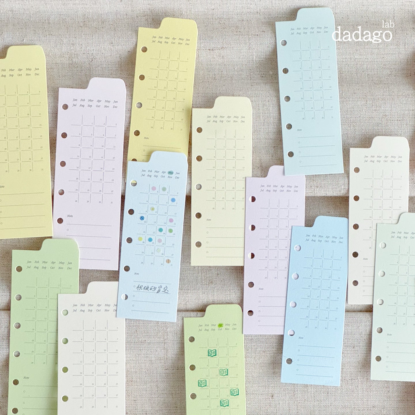 Peeking Views Half-Page Index Divider Set, M5/A7/A6