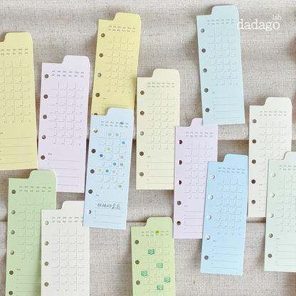 Peeking Views Half-Page Index Divider Set, M5/A7/A6