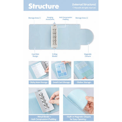 Jelly Clear Pocket Magnetic Journal