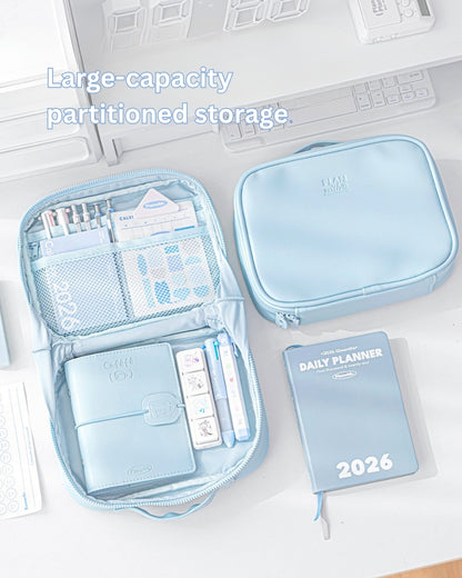 Journal Transit Aesthetic L-Shaped Stationery Pouch