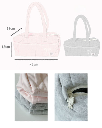 K-Style Puffer Tote Bag for Commute & Travel