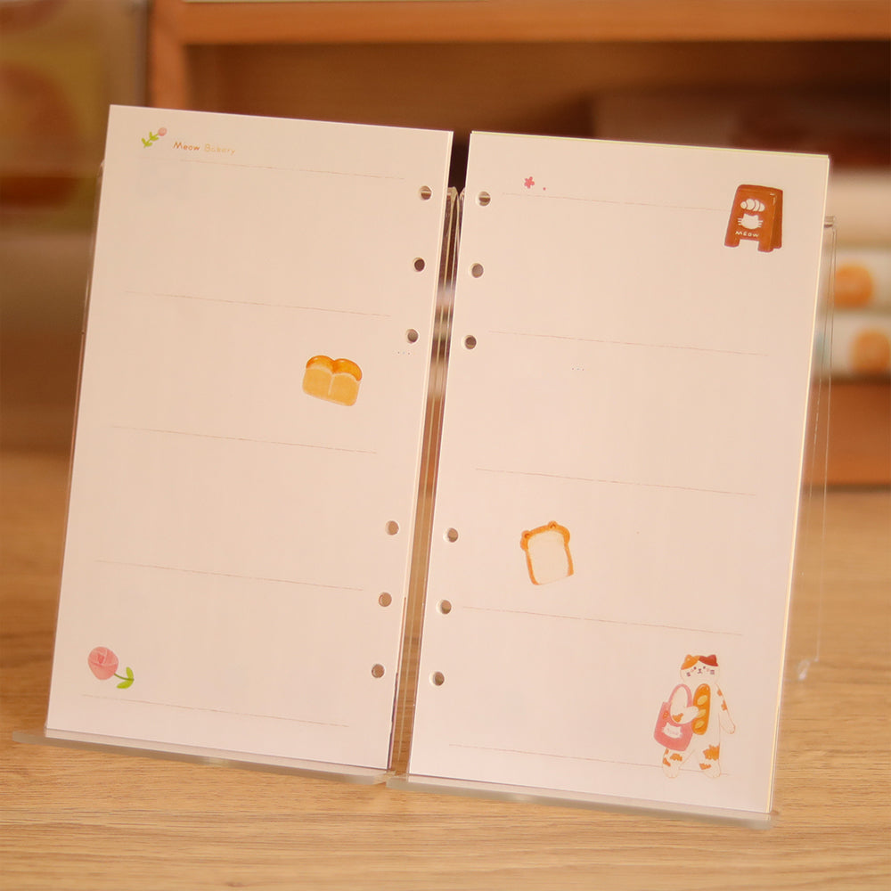 Cat Bread M5/A7/A6 Notebook Refill Pages