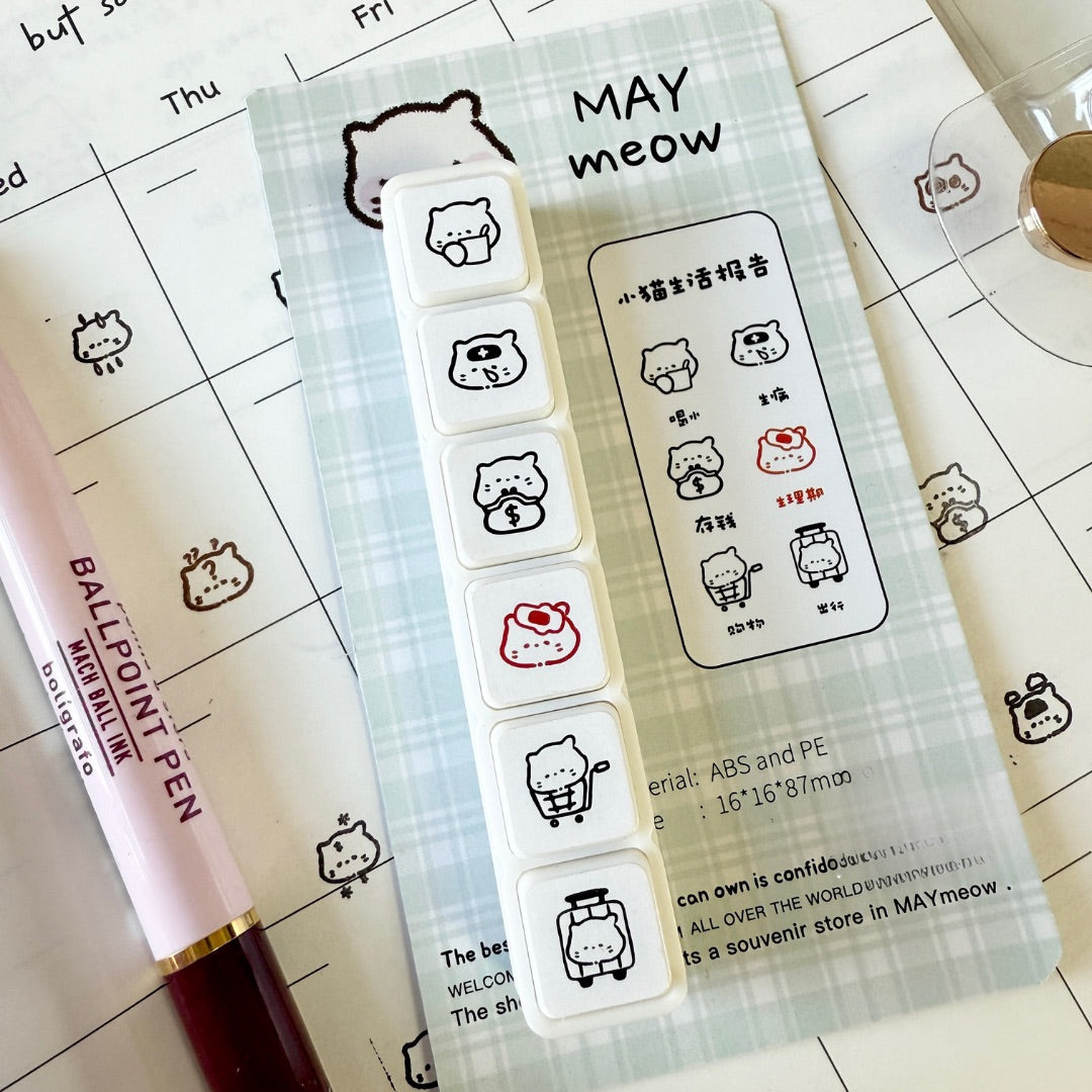 Original Cat Head 6-in-1 Stamps