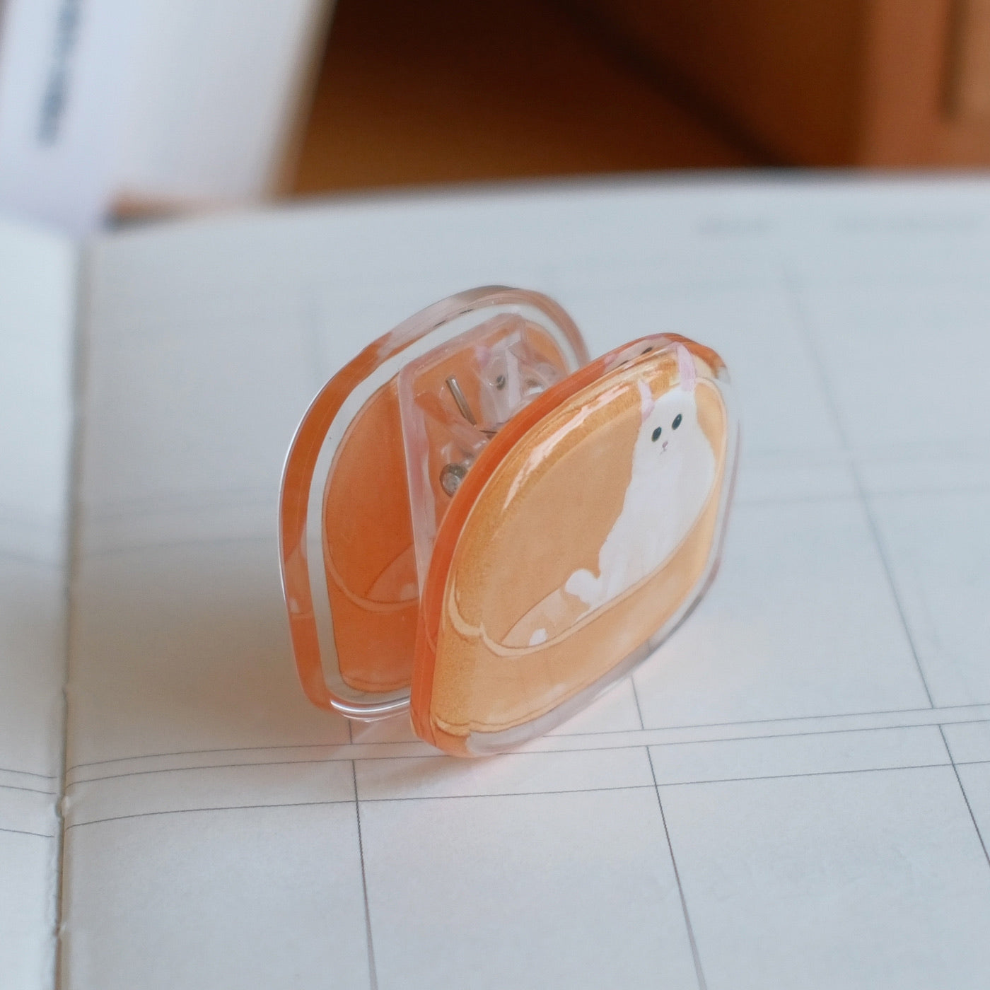 Kitty Pocket Clips – Acrylic Memo & Planner Clips