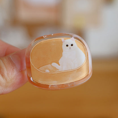 Kitty Pocket Clips – Acrylic Memo & Planner Clips