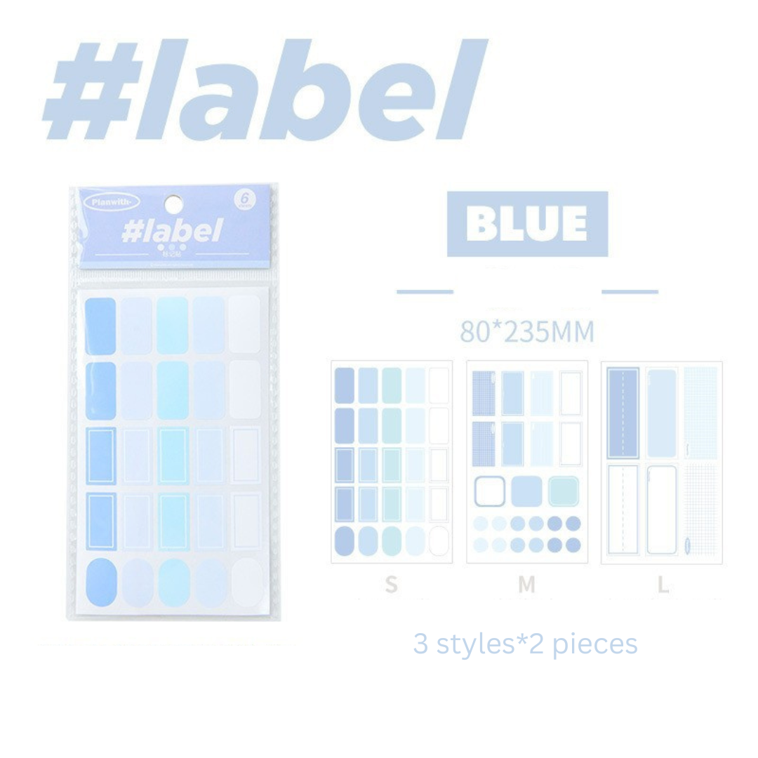 Label Series Waterproof Label Stickers