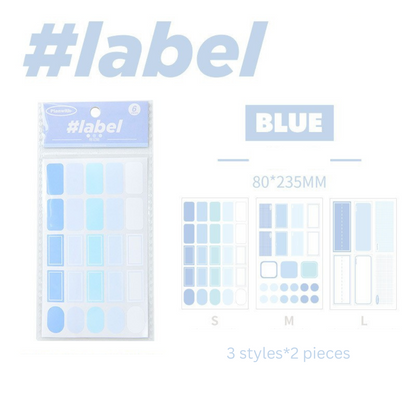 Label Series Waterproof Label Stickers