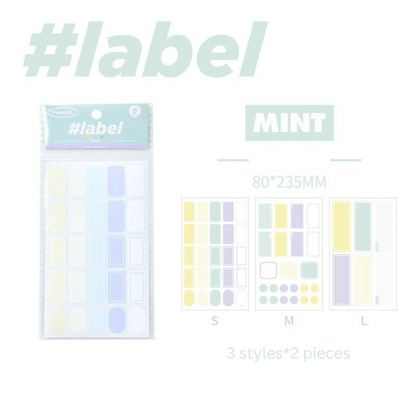 Label Series Waterproof Label Stickers