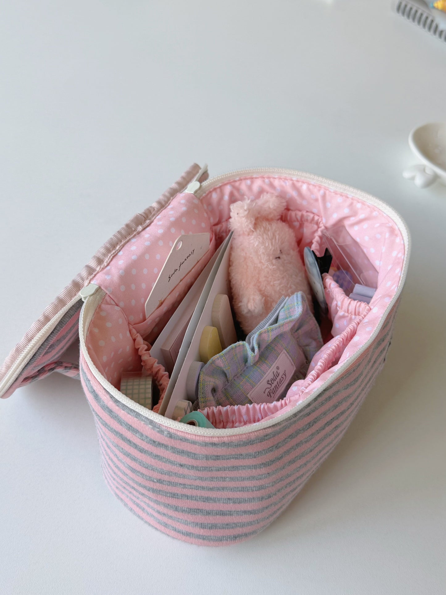 Sugar Cube Soft Knit Storage Bag