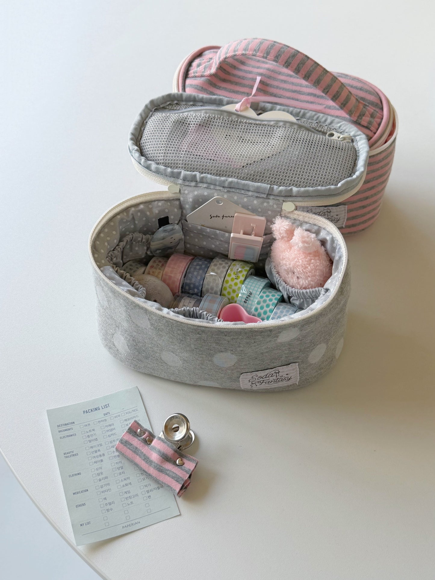 Sugar Cube Soft Knit Storage Bag