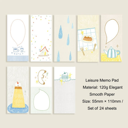 Leisure & Recipe Memo Pad Set