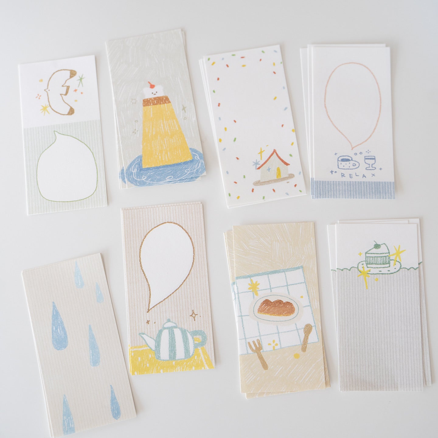Leisure & Recipe Memo Pad Set