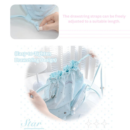Star River Lightweight Drawstring Ita Bag