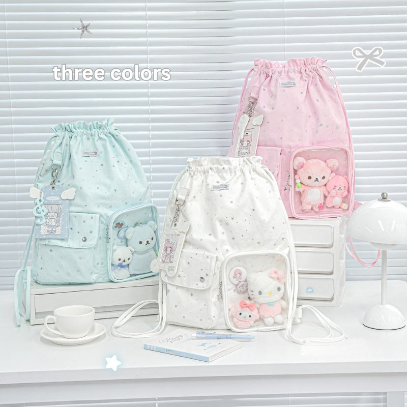 Star River Lightweight Drawstring Ita Bag