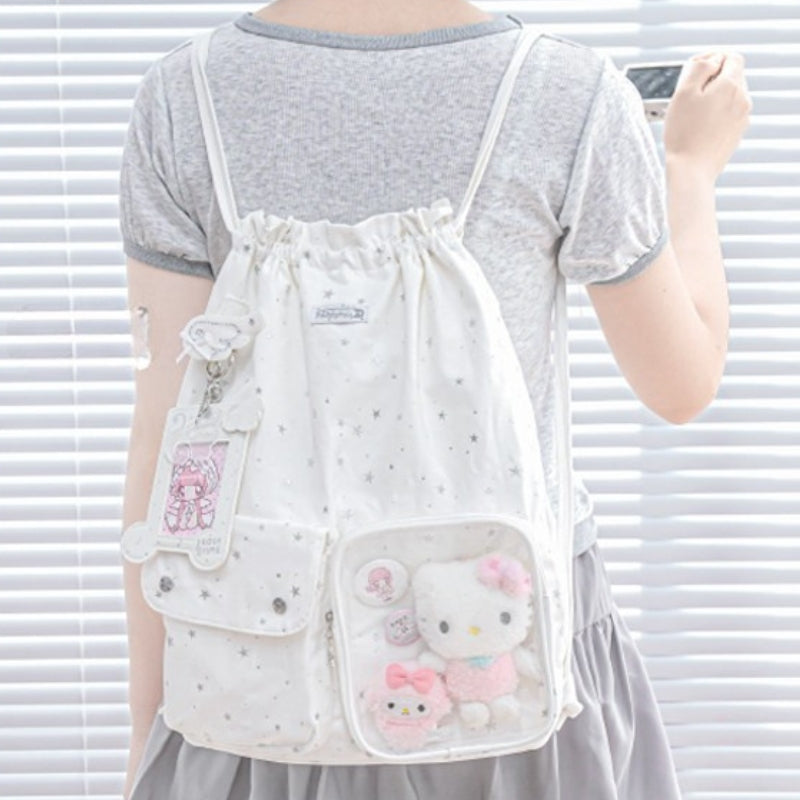 Star River Lightweight Drawstring Ita Bag