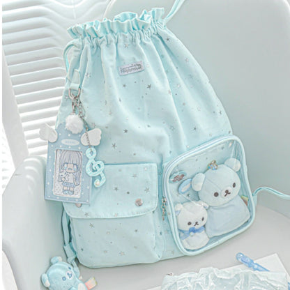 Star River Lightweight Drawstring Ita Bag
