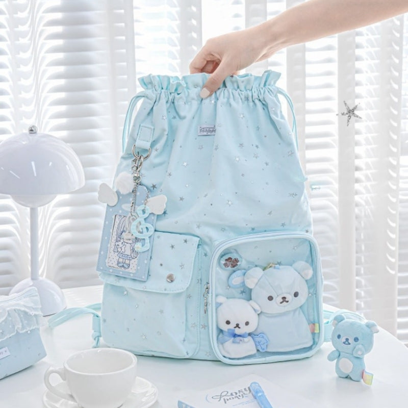 Star River Lightweight Drawstring Ita Bag