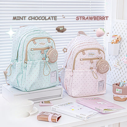 Limited Color Edition – Cream Star Drawstring Backpack