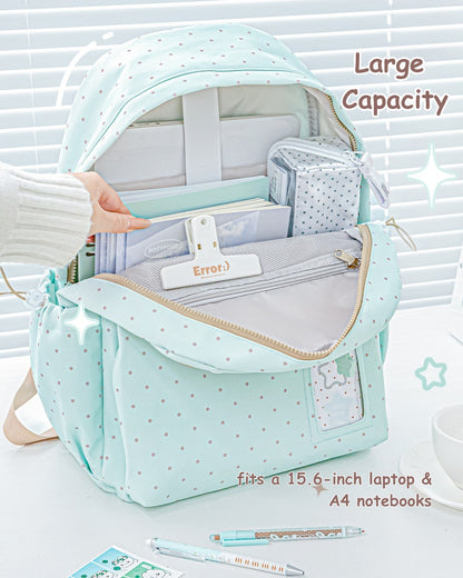 Limited Color Edition – Cream Star Drawstring Backpack