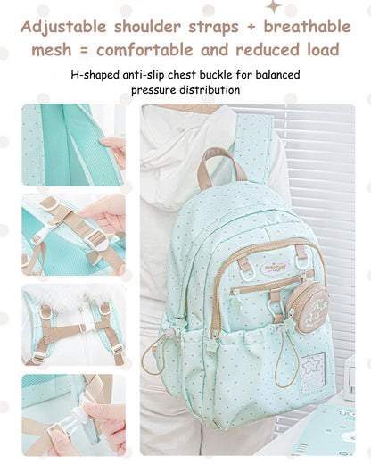 Limited Color Edition – Cream Star Drawstring Backpack