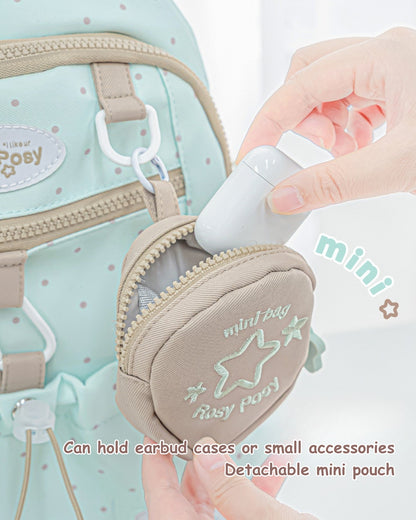 Limited Color Edition – Cream Star Drawstring Backpack