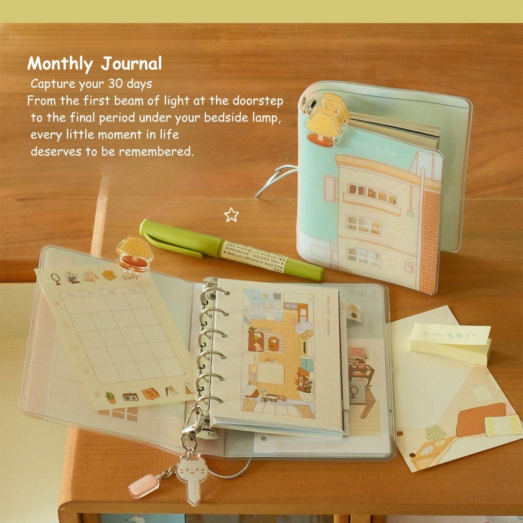 Little Room Monthly Planner Refill & Binder – M5 / A7 / A6per Sizes
