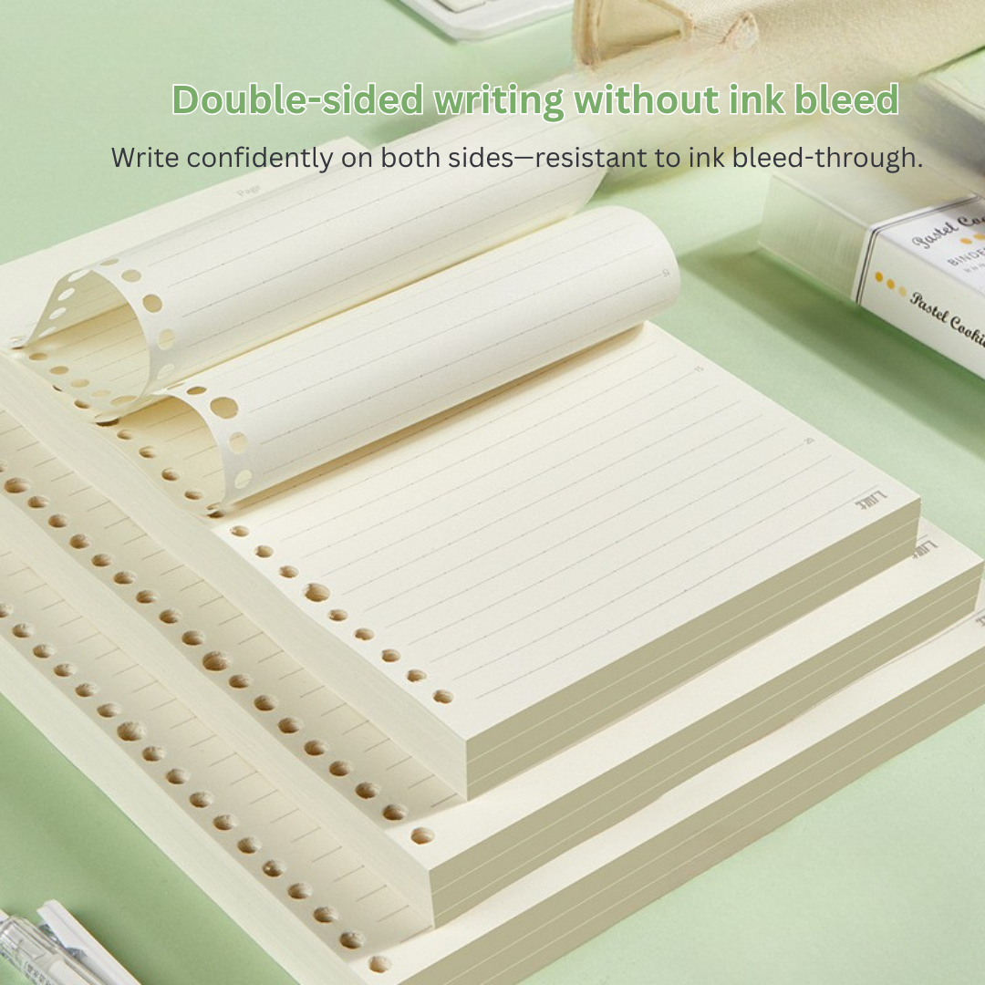 Loose-Leaf Refill Inserts – B5 / A5 / A4 Sizes