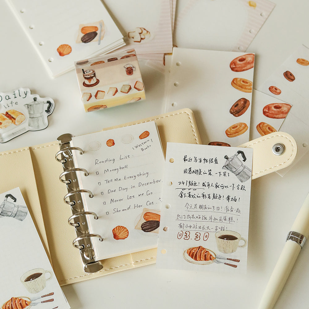 Coffee Bread M5/A7/A6 Notebook Refill Pages